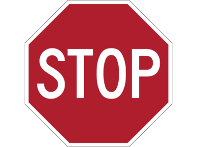 Знак STOP